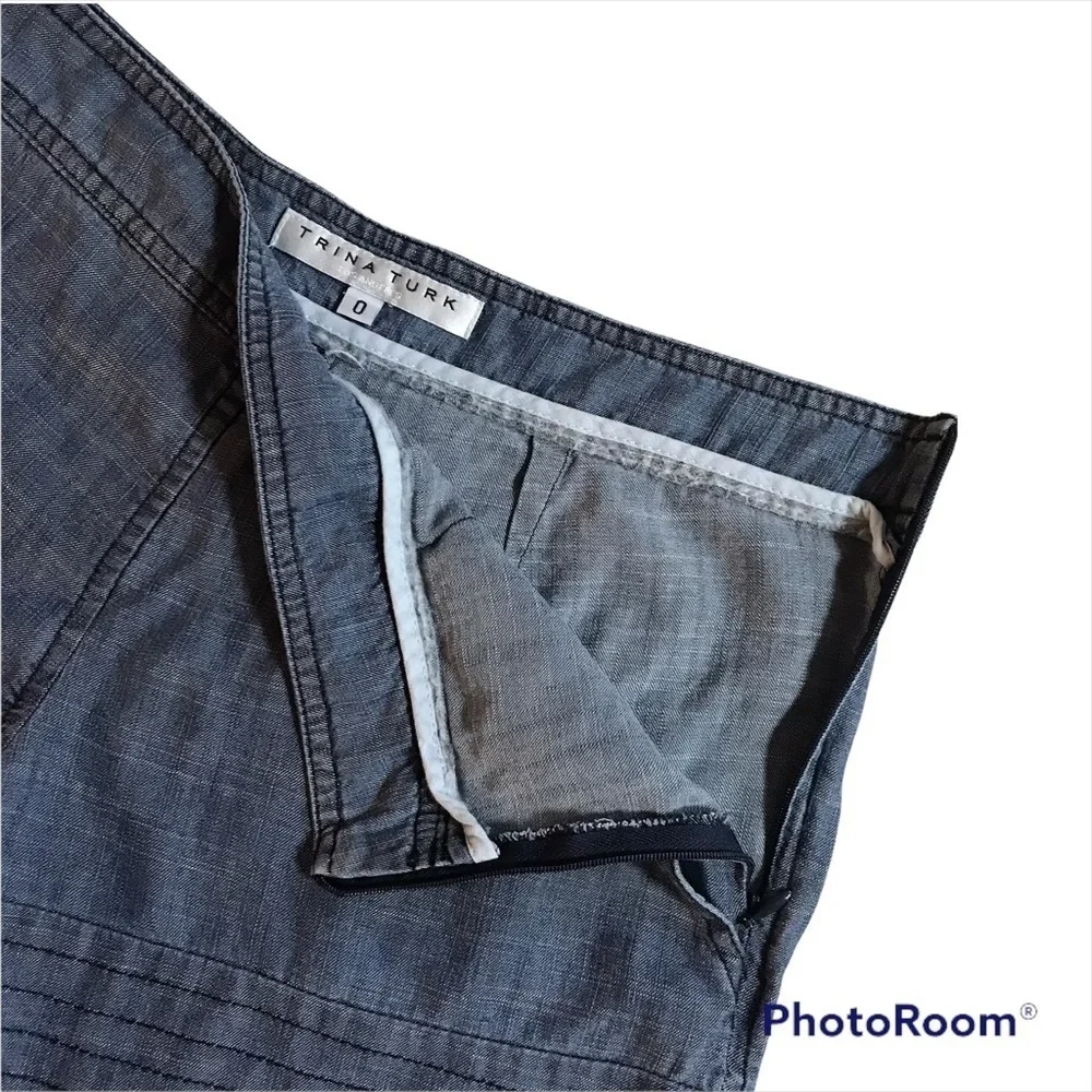 TRINA TURK / Rosamunda Linen Blend Shorts